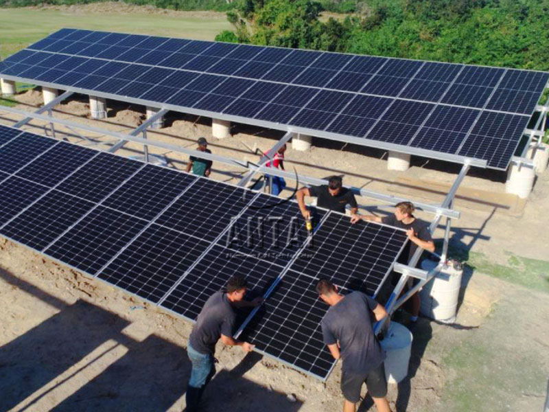 solar ground mount racking systems in South Africa