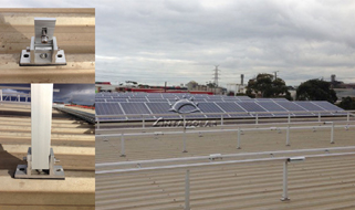 Các dự án mái nhà đã hoàn thành gần đây tại Úc được sử dụng Antaisolar Solar Kệ.