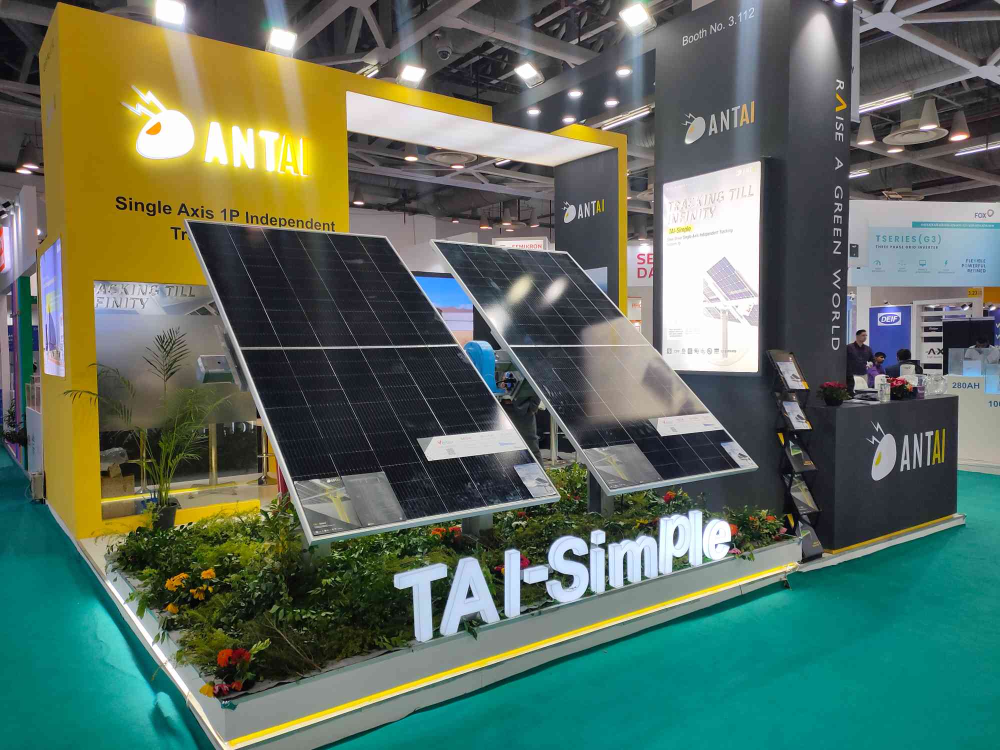 Here in India! Tracking Till Infinty with Antaisolar at Renewable Energy India Expo 2022
