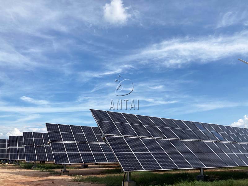 Dự án năng lượng mặt trời sử dụng công cụ theo dõi Ant-Cloud của Antaisolar có kết nối lưới