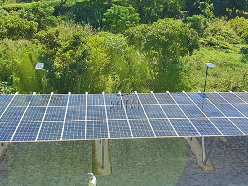  Antaisolar Cung cấp giá đỡ năng lượng mặt trời cho dự án Carport Solar ở Nam Phi