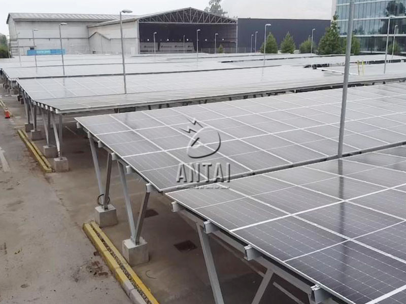 500KW-Aluminum solar carport 